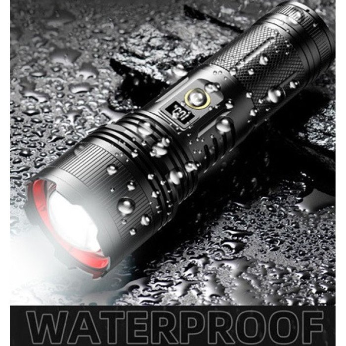 Ліхтар ручний акумуляторний PLD-503-TG powerbank, потужний акумуляторний лед ліхтарик, супер яскравий ліхтарик