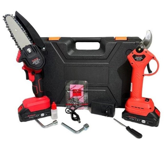 Пила обрізна акумуляторна 15 см, Ланцюгова мініпила-сучкоріз, Краща акумуляторна ланцюгова пилка