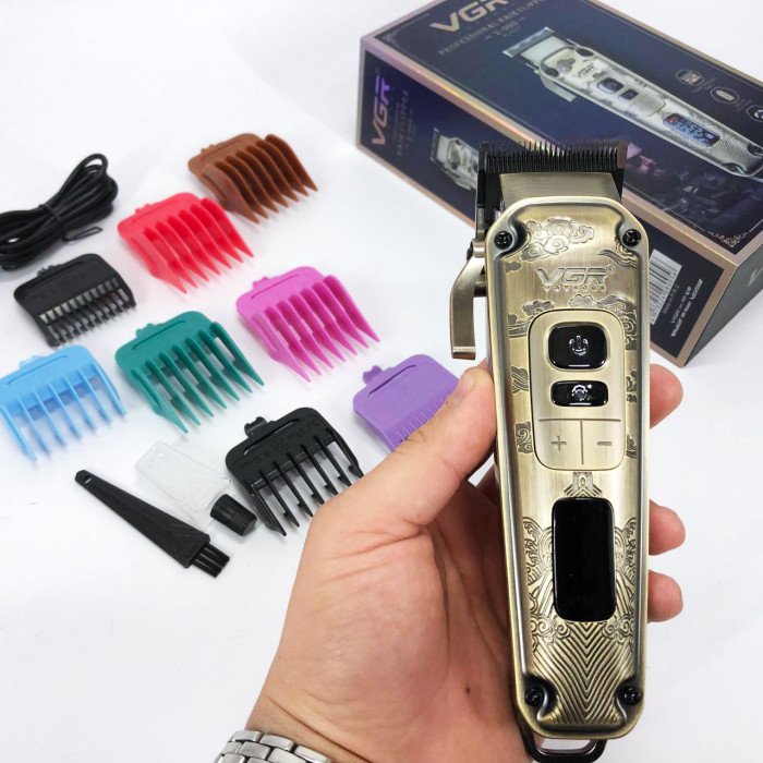 Машинка для стрижки волосся триммер для бороди VGR V-005, Машинка окантувальна, Підстригальна машинка