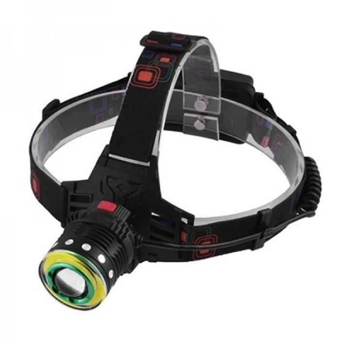 Ліхтар налобний Police T105-T6+COB акумуляторний, водонепроникний ліхтарик, головний ліхтарик