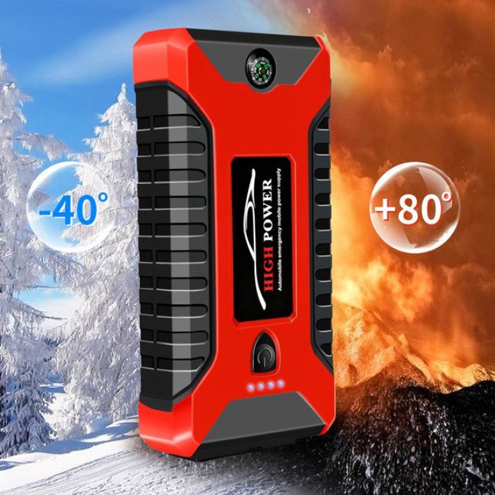 Пусковий стартер для авто High Power HB29 12В 99800мАч Пускова зарядка для авто Пусковий бустер