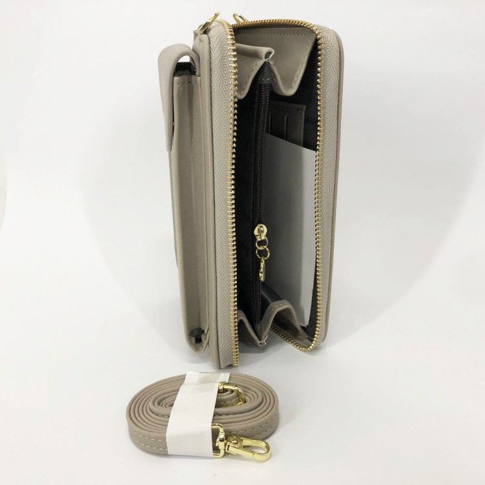 Гаманець-клатч із еко-шкіри Baellerry Forever N8591, практичний маленький жіночий гаманець. Колір: сірий