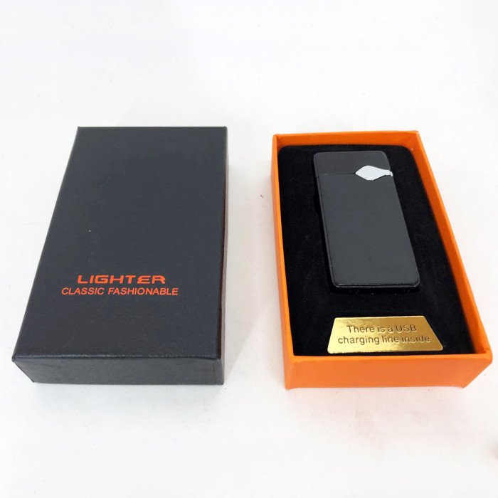 Електроімпульсна запальничка USB 315, акумуляторна запальничка подарункова, Вітрозахисна запальничка