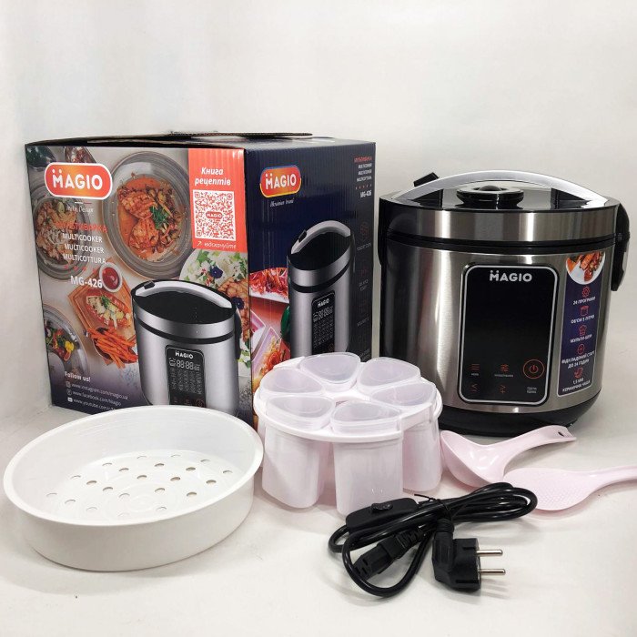 Мультиварка MAGIO MG-426, багатофункціональна мультиварка, якісна мультиварка