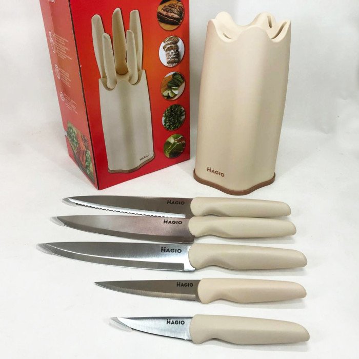 Набір ножів універсальний кухонний Magio MG-1090, кухарські ножі набір, кухонні ножі