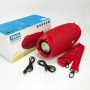 Портативна Bluetooth колонка TG534 SD IPX5 з ремінцем, бездротова колонка потужна. Колір: червоний