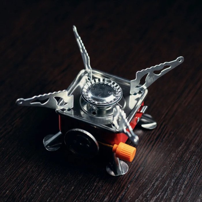 Газовий пальник кемпінгова плита газовий примус газова плита портативна з чохлом, похідний таганок