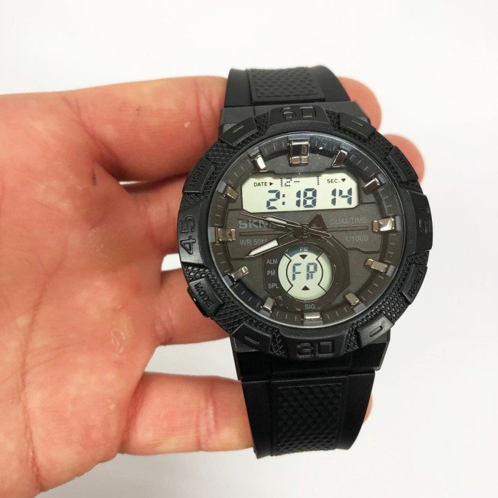 Годинник наручний чоловічий SKMEI 1881BKWT, годинник армійський оригінал, наручний годинник для військових