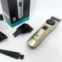 Машинка для стрижки волосся бездротова VGR V-031, тример для бороди вусів 2 насадки, окантувальна машинка