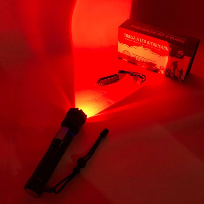 Ліхтар ручний WH01-L2-COB power bank, Ліхтарик світлодіодний ручний акумуляторний портативний