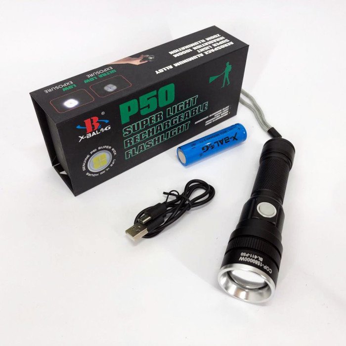 Ліхтар акумуляторний Bailong BL 611-P50, Ліхтарик поліс, Тактичний ліхтар, Ручний ліхтарик led