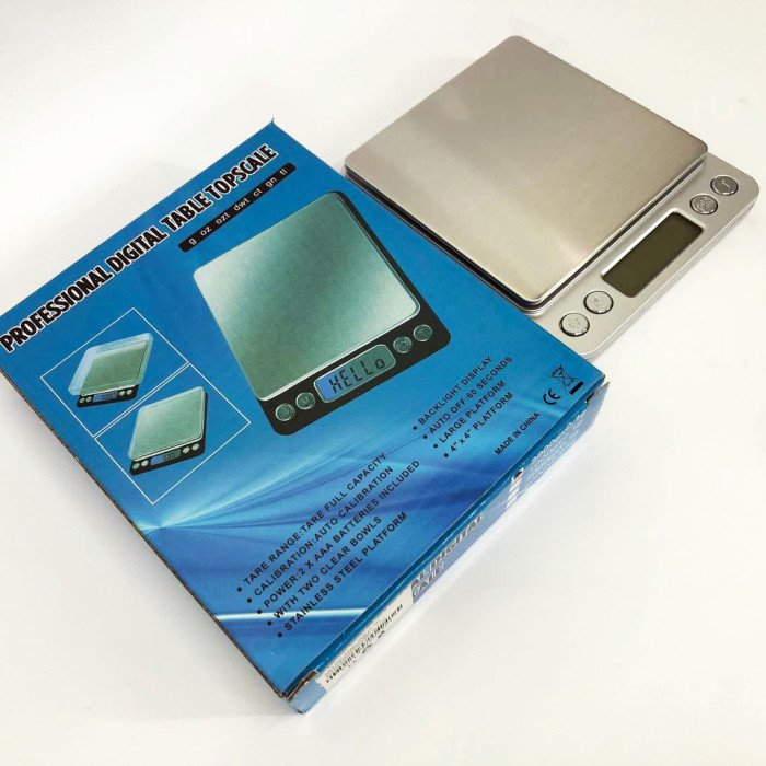 Ваги ювелірні ZHA 6295A, до 500г (0.01г) +чаша, електронні грамові ваги, для зважування золота