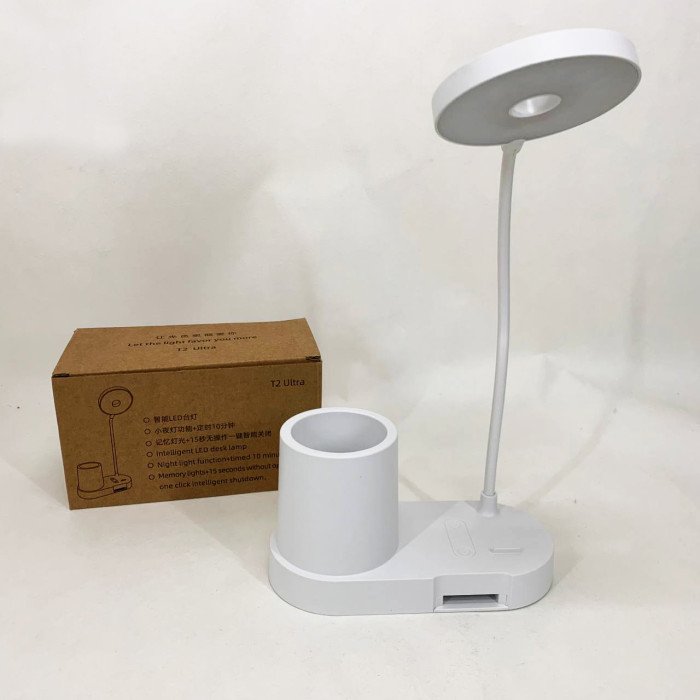 Настільна світлодіодна лампа BL-T2 з гнучкою стійкою та органайзером.