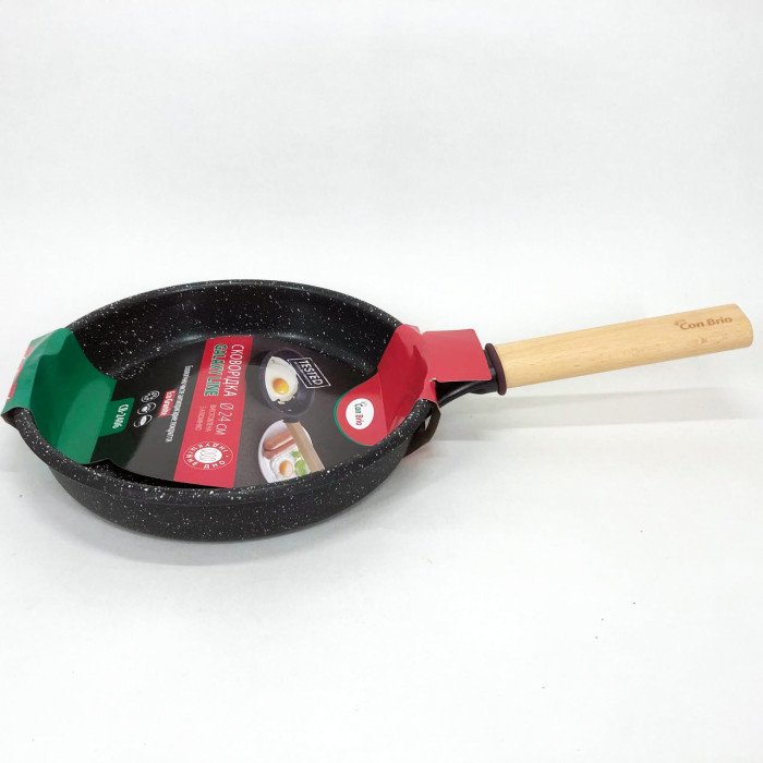 Сковорода Con Brio CB-2406 Galaxy Line 24 см, сковорода з індукційним дном, сковорода для смаження