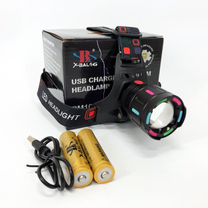 Ліхтар акумуляторний налобний SY-8087-PM10-TG, Ліхтарик налобний потужний, Налобний прожектор