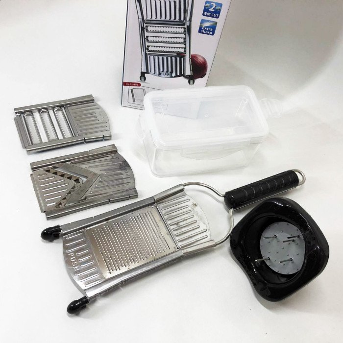 Універсальна овочерізка кухонний рубанок Овочерізка Nicer Dicer SPEED, ручна овочерізка мультислайсер
