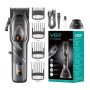 Машинка для стрижки волосся VGR V-269 (професійна) з дисплеєм та 4 насадками, окантувальна машинка
