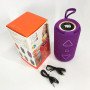 Bluetooth колонка портативна TG656 FM-радіо, потужна переносна акустична колонка. Колір: фіолетовий