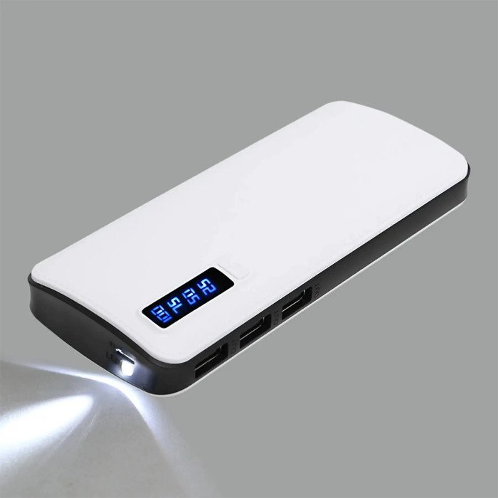Портативний зарядний пристрій Павербанк 50000 mAh 3хUSB Power Bank Smart Tech. Колір: білий