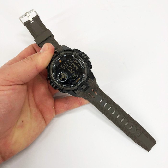 Годинник наручний чоловічий SKMEI 3212/2123GY, Чоловічий армійський водостійкий тактичний годинник,