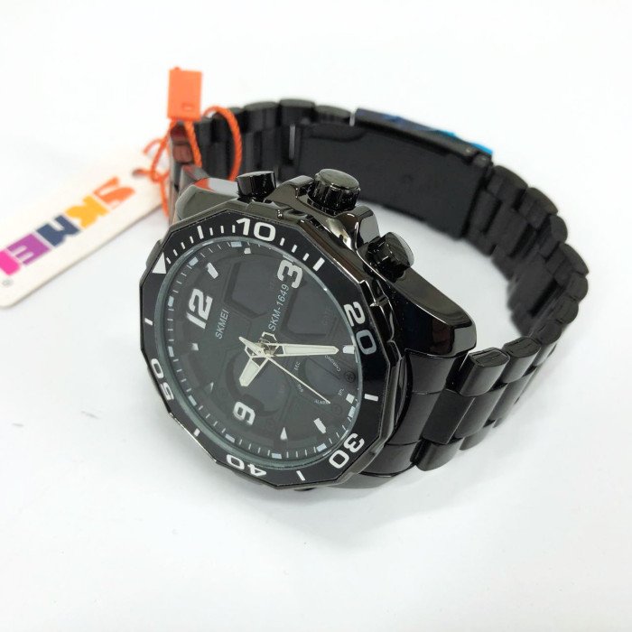 Годинник наручний чоловічий SKMEI 1649BK, оригінальний чоловічий годинник, брендовий чоловічий годинник