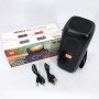 Портативна колонка TG333 2x5W з RGB підсвічуванням, гучна блютуз колонка. Колір: чорний
