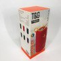 Портативна Bluetooth колонка TG654 8W з підсвічуванням, акумуляторна колонка для музики. Колір: чорний