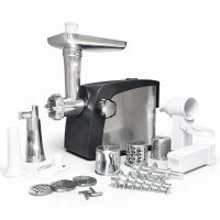 Електром'ясорубка Crownberg CB-4216 3200Вт м'ясорубка соковитискач з терками для овочів та реверсом