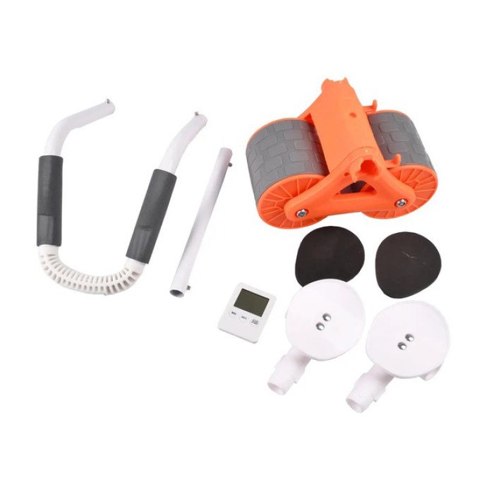 Автоматичний тренажер для живота, коліщатко для живота з подушечкою для пуш-апу