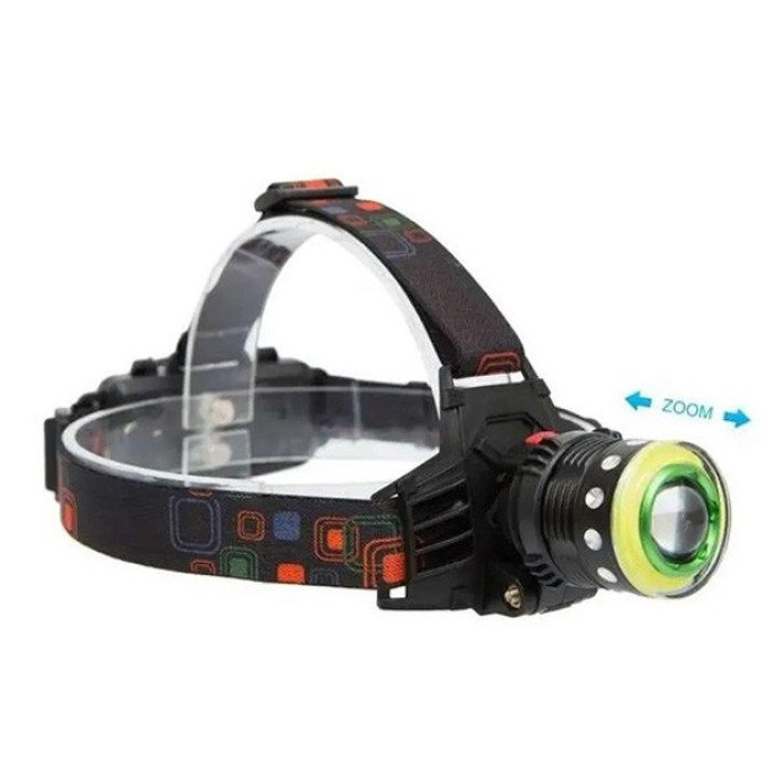 Ліхтар налобний Police T105-T6+COB акумуляторний, водонепроникний ліхтарик, головний ліхтарик