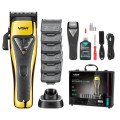 Машинка для стрижки VGR V-015 акумуляторна бездротова професійна 6 насадок
