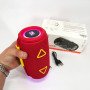 Bluetooth-колонка TG657 з RGB підсвічуванням 1500 mAh, бездротова колонка портативна потужна. Колір: червоний