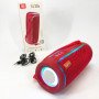 Портативна Bluetooth колонка з LED підсвічуванням TG288, гучна колонка для вечірки. Колір: червоний