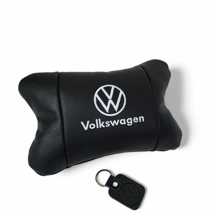 Шкіряна подушка на підголівник Volkswagen – ортопедична для авто