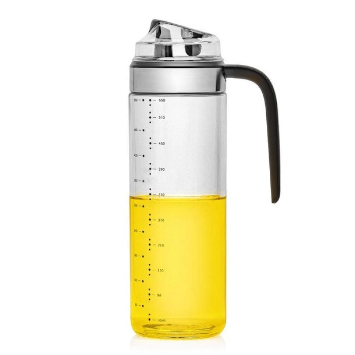 Диспенсер для олії оцту соусу скляна пляшка з автоматичним відкриттям