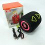 Портативна колонка TG655 5W з RGB підсвічуванням та ремінцем, Bluetooth колонка для вулиці. Колір: чорний
