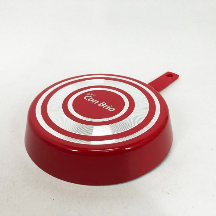 Сковорода Con Brio CB-1614 з антипригарним покриттям Eco Granite mini 16 см. Колір: червоний