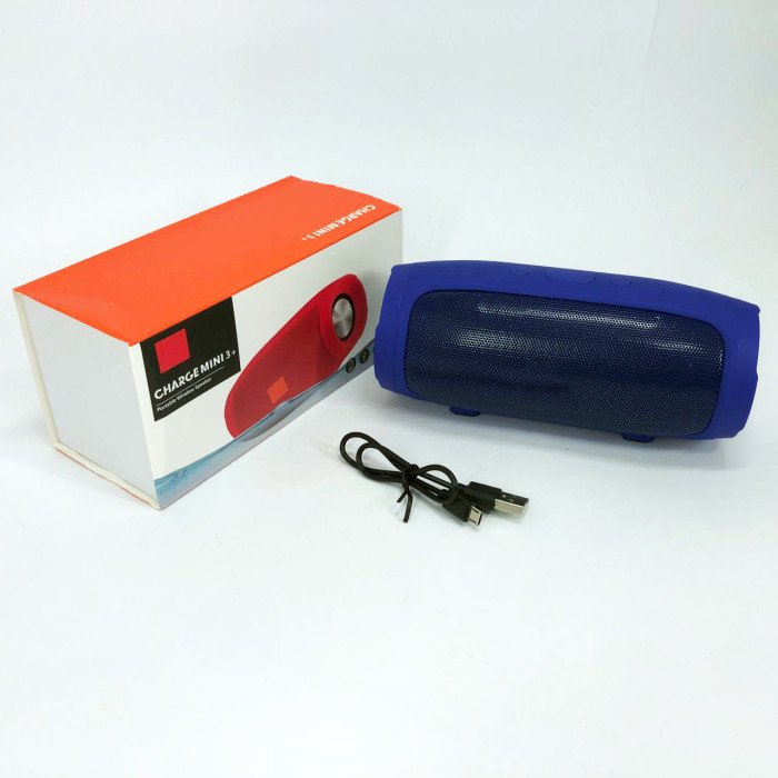 Колонка портативна акустична система Charge Mini E3 (аналог). Колір синій