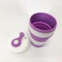 Кружка туристична (складна/силіконова), похідна чашка силіконова складана. Колір: фіолетовий