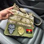 Нагрудна чоловіча сумка тактична тканинна, Тактичний рюкзак ВСУ, Сумка через плече військова