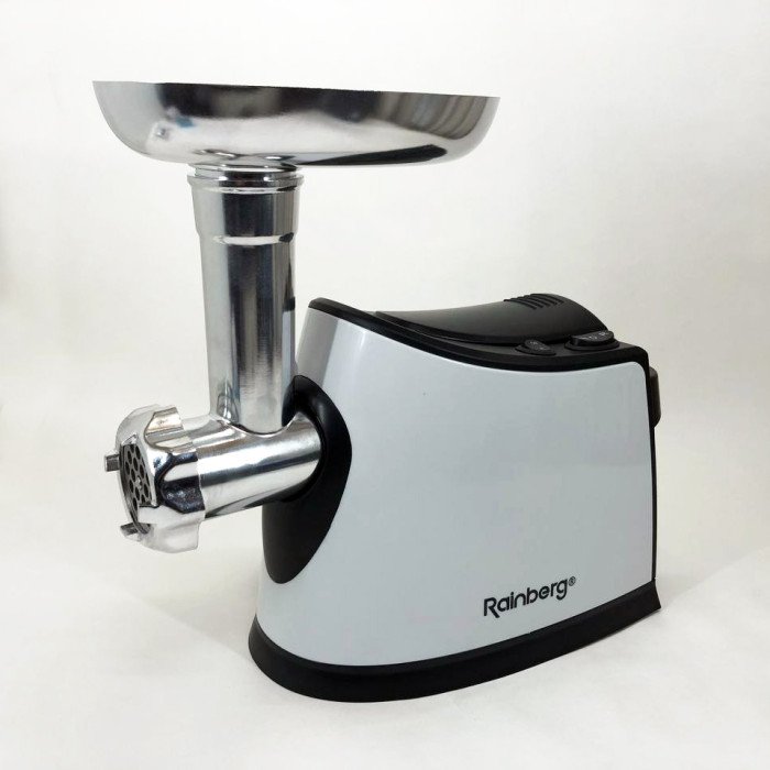 Електром'ясорубка з соковижималкою Rainberg RB-674 3000W, електром'ясорубка для шатківниці, потужна м'ясорубка