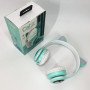Бездротові навушники з котячими вушками та RGB підсвічуванням Cat VZV 23M. Колір: зелений