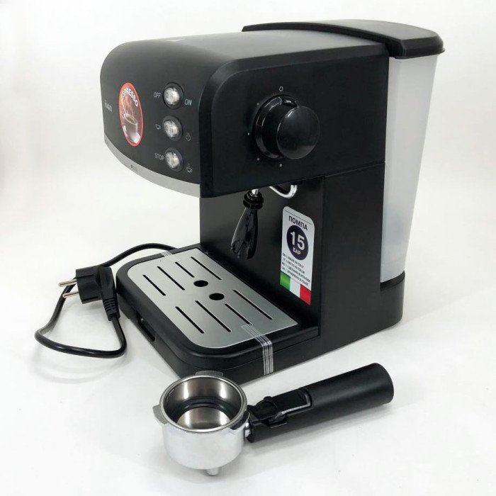 Кавомашина ріжкова для дому з капучинатором Magio MG-963