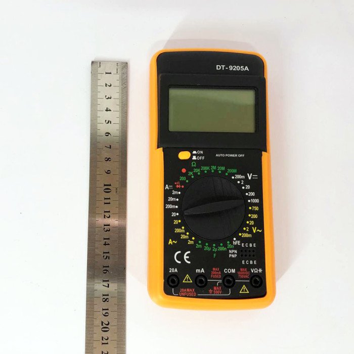 Мультиметр цифровий тестер Digital Multimeter DT9205A зі звуком, для автомобіля, гарний мультиметр