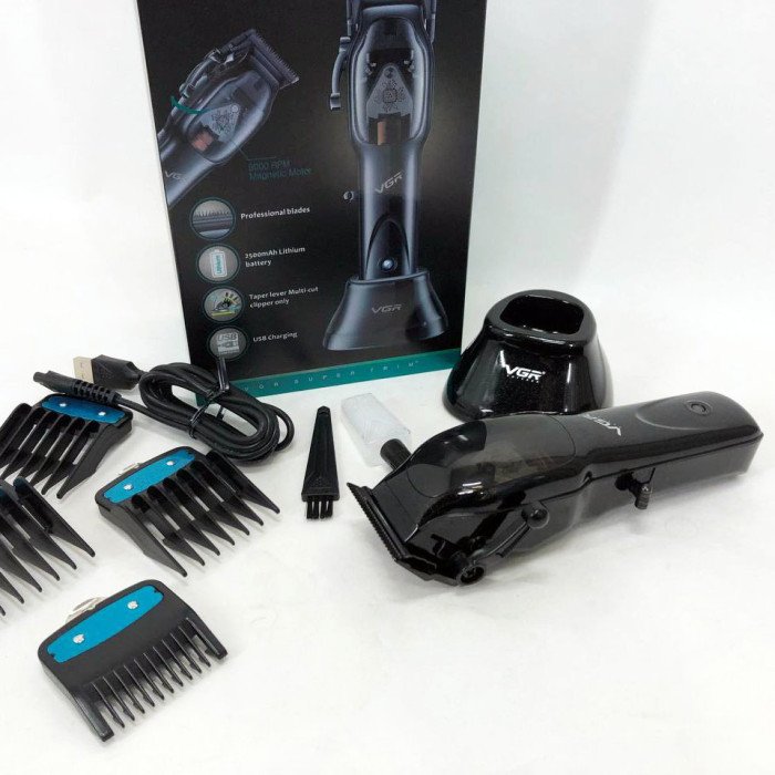 Машинка для стрижки волосся VGR Hair Clipper V-653 Voyager, бездротова електробритва, для дому