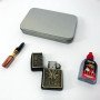 Запальничка бензинова в подарунковій коробці N11, подарункова запальничка сувенірна
