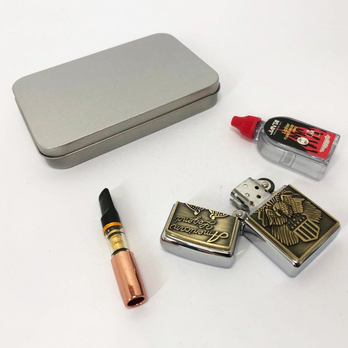 Запальничка бензинова в подарунковій коробці N1, запальничка на день народження, запальнички бензинові