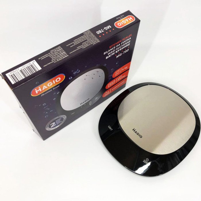 Ваги кухонні MAGIO MG-780 водонепроникні, ваги для кондитера, кухонні ваги міні