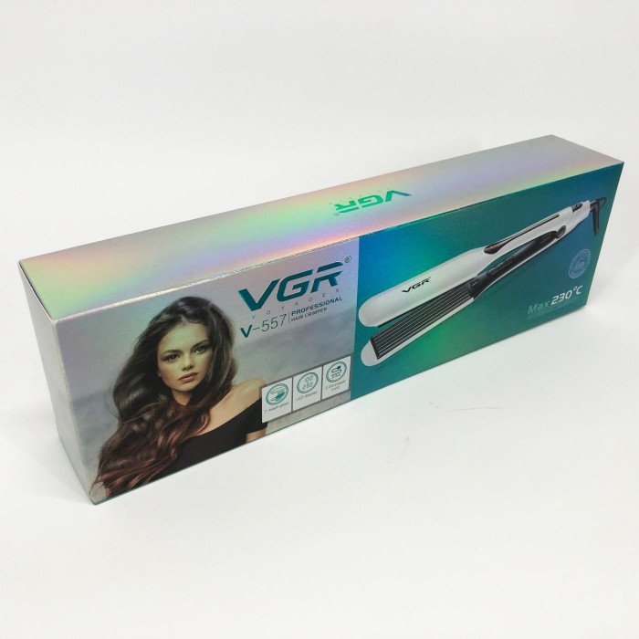 Широка плойка гофре для прикореневого об'єму VGR V-557 70 Вт з дисплеєм та 14 температурними режимами