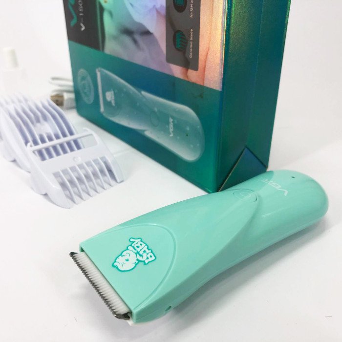 Дуже тиха бездротова машинка для стрижки волосся дітей VGR V-150 з двосторонніми насадками